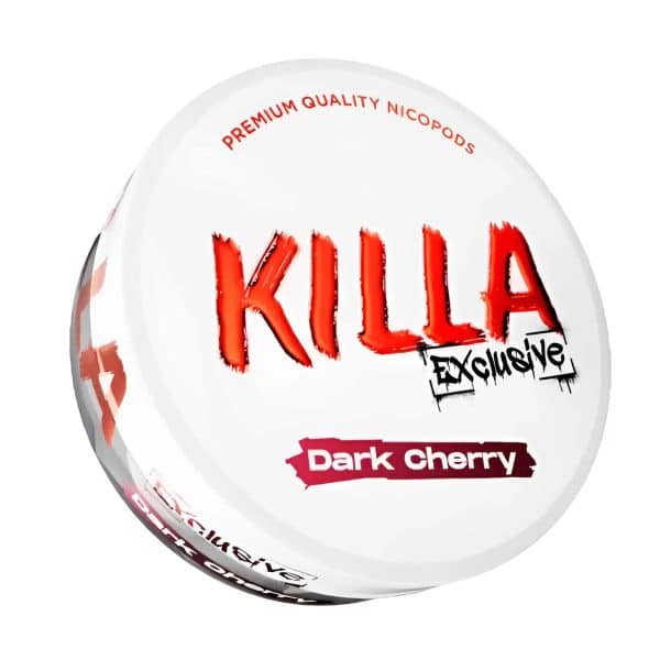 killa dark cherry snus nicotine pouches the pod block