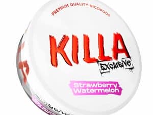 killa strawberry watermelon snus nicotine pouches the pod block