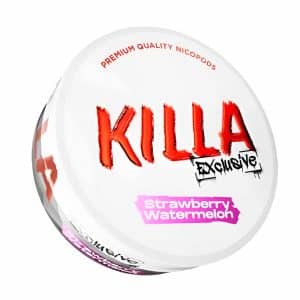 killa strawberry watermelon snus nicotine pouches the pod block