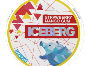 iceberg light strawberry mango Gum snus nicotine pouches the pod block new